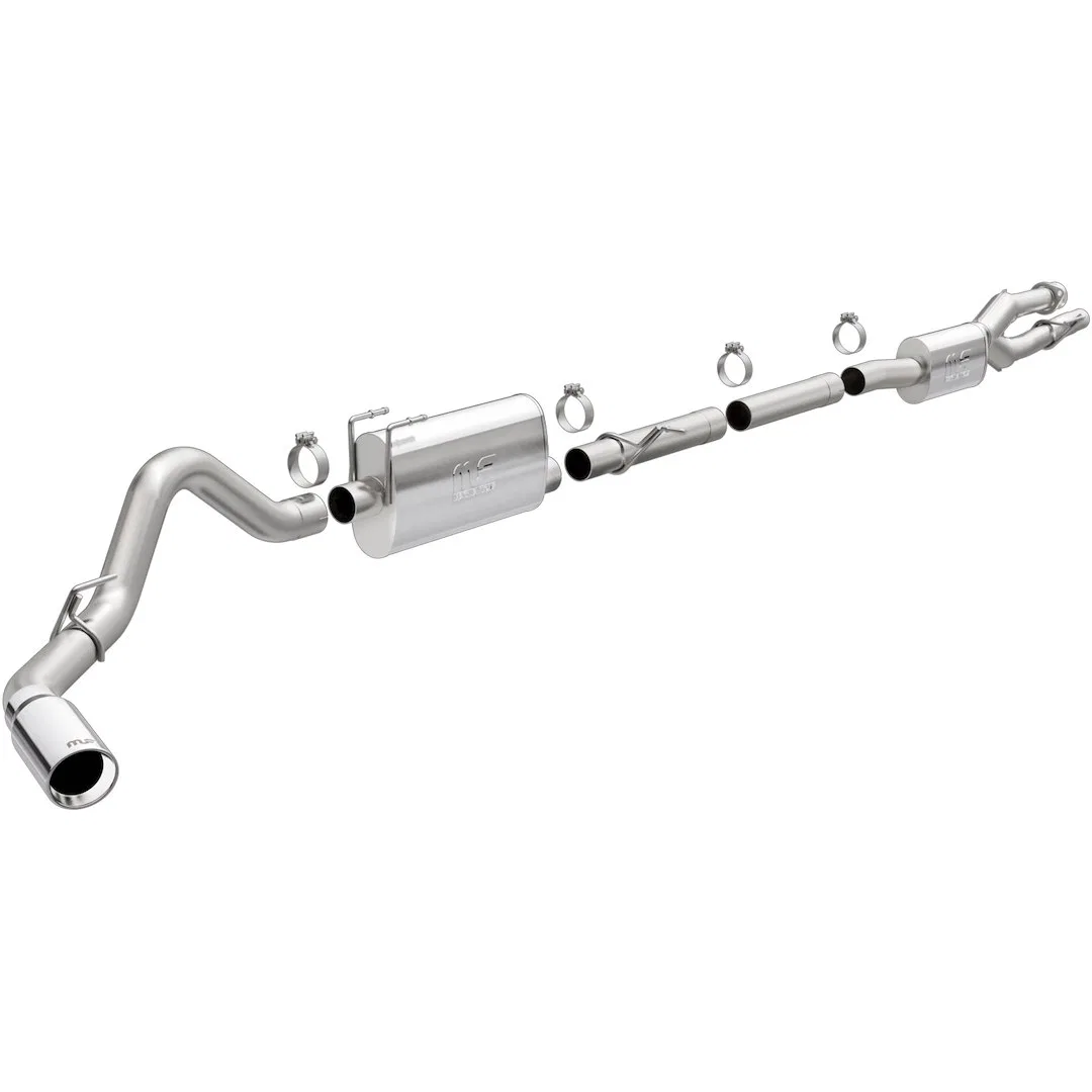 19530 – MAGNAFLOW Exhaust System Kit, Stainless Steel With Muffler 3-1/2 Inch Pipe Diameter Single Exhaust With Singl...